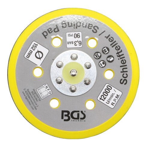 BGS Klett-Teller für Art. 3290, 8688 8688-23, Ø 152 mm
