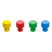 BGS Kleurgecodeerde bandopblaasdoppen voor TPMS ventielen 4st.-1
