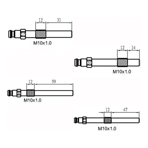 BGS Kompressionstester-Satz für Benzin- und Dieselmotoren