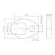 BGS kraaienpootsleutel aandrijving vierkantaandrijving 12,5 mm (1/2") SW 28 mm-3