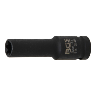 BGS Kracht dopsleutel E-profiel | 12,5 mm (1/2") | E14 mm