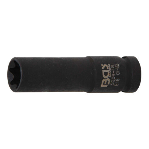 BGS Kracht dopsleutel E-profiel | 12,5 mm (1/2") | E18 mm