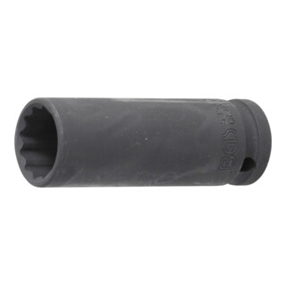 BGS Kracht dopsleutel twaalfkant, diep | 12,5 mm (1/2") | 21 mm