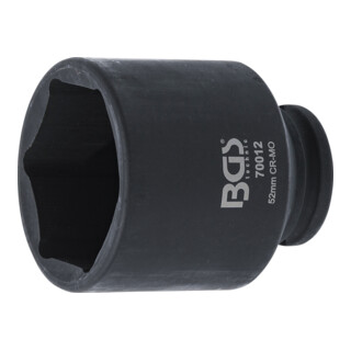 BGS Kracht dopsleutel zeskant | 12,5 mm (1/2") | 52 mm