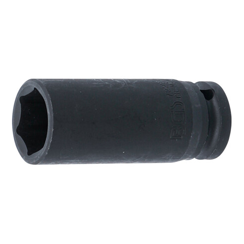 BGS Kracht dopsleutel zeskant, diep | 12,5 mm (1/2") | 22 mm