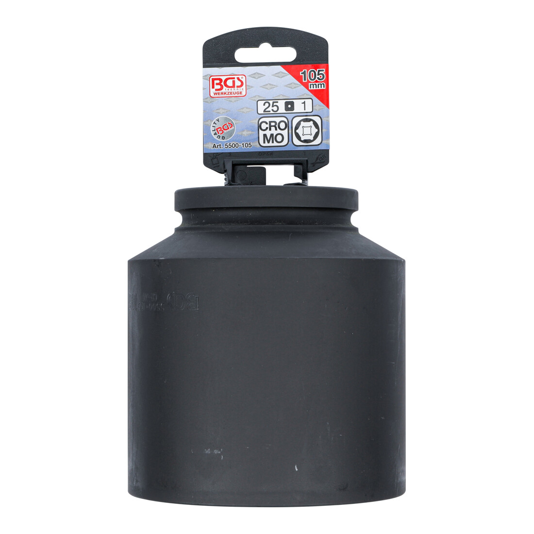 BGS Kracht dopsleutel zeskant, diep | 25 mm (1") | 105 mm