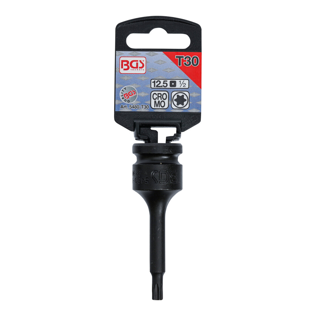 BGS Kracht dopsleutelbit | 12,5 mm (1/2") | T-profiel (voor TX) T30