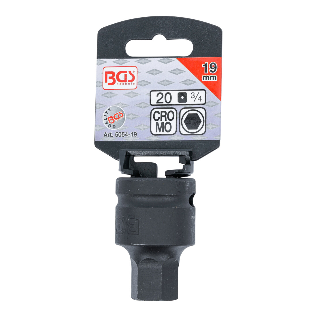 BGS Kracht dopsleutelbit | 20 mm (3/4") | inbus 19 mm
