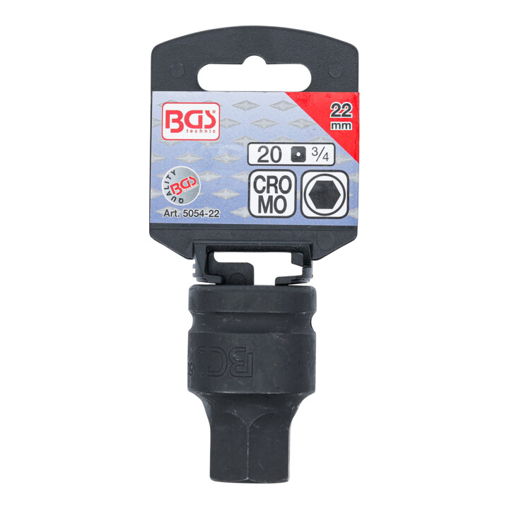 BGS Kracht dopsleutelbit | 20 mm (3/4") | inbus 22 mm