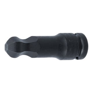 BGS Kracht dopsleutelbit | lengte 75 mm | 12,5 mm (1/2") | inbus met kogelkop 17 mm