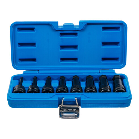 BGS Kracht dopsleutelbitset | 12,5 mm (1/2") | inbus met kogelkop 6 - 19 mm | 8-dlg.