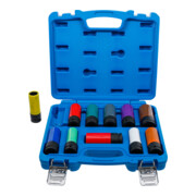 BGS Kracht wielmoerdopsleutelset | 12,5 mm (1/2") | 15 - 27 mm en speciale wielschroeven | 11-dlg.