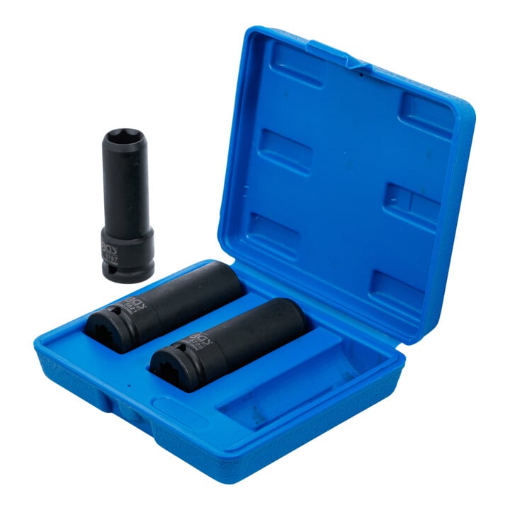 BGS Krachtige speciale steekdopsleutelset, aandrijving binnenvierkant 12,5 mm (1/2"), maat 17 / 19 / 21 mm, 3-dlg.