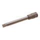BGS Kraft-Bit-Einsatz 4463, Länge 140 mm, Antrieb Innenvierkant 12,5 mm (1/2"), Innenvielzahn (für XZN) M12-1