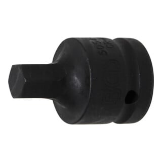 BGS Kraft-Bit-Einsatz 5054-14, Antrieb Innenvierkant 20 mm (3/4"), Innensechskant 14 mm