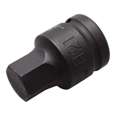 BGS Kraft-Bit-Einsatz 5054-21, Antrieb Innenvierkant 20 mm (3/4"), Innensechskant 21 mm