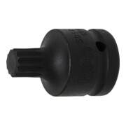 BGS Kraft-Bit-Einsatz 5054-M16, Antrieb Innenvierkant 20 mm (3/4"), Innenvielzahn (für XZN) M16
