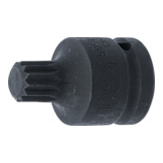 BGS Kraft-Bit-Einsatz 5054-M18, Antrieb Innenvierkant 20 mm (3/4"), Innenvielzahn (für XZN) M18