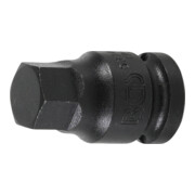BGS Kraft-Bit-Einsatz 5334-H17, Antrieb Innenvierkant 12,5 mm (1/2"), Innensechskant 17 mm