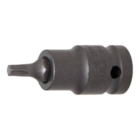BGS Kraft-Bit-Einsatz 5371, Antrieb Innenvierkant 12,5 mm (1/2"), T-Profil (für Torx) T30