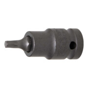 BGS Kraft-Bit-Einsatz 5371, Antrieb Innenvierkant 12,5 mm (1/2"), T-Profil (für Torx) T30