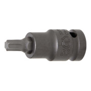 BGS Kraft-Bit-Einsatz 5373, Antrieb Innenvierkant 12,5 mm (1/2"), T-Profil (für Torx) T45