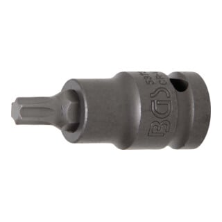 BGS Kraft-Bit-Einsatz 5373, Antrieb Innenvierkant 12,5 mm (1/2"), T-Profil (für TX) T45