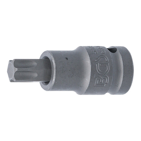 BGS Kraft-Bit-Einsatz 5375, Antrieb Innenvierkant 12,5 mm (1/2"), T-Profil (für Torx) T55