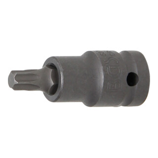 BGS Kraft-Bit-Einsatz 5378, Antrieb Innenvierkant 12,5 mm (1/2"), T-Profil (für TX) T47