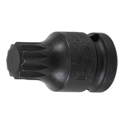BGS Kraft-Bit-Einsatz 5381-M16, Antrieb Innenvierkant 12,5 mm (1/2"), Innenvielzahn (für XZN) M16