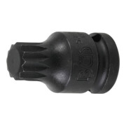 BGS Kraft-Bit-Einsatz 5381-M16, Antrieb Innenvierkant 12,5 mm (1/2"), Innenvielzahn (für XZN) M16