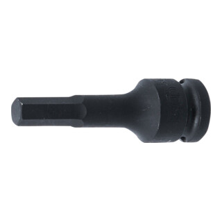 BGS Kraft-Bit-Einsatz 5481-M10, Antrieb Innenvierkant 12,5 mm (1/2"), Innensechskant 10 mm