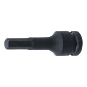 BGS Kraft-Bit-Einsatz 5481-M10, Antrieb Innenvierkant 12,5 mm (1/2"), Innensechskant 10 mm
