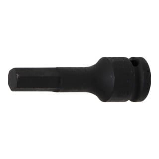 BGS Kraft-Bit-Einsatz 5481-M12, Antrieb Innenvierkant 12,5 mm (1/2"), Innensechskant 12 mm