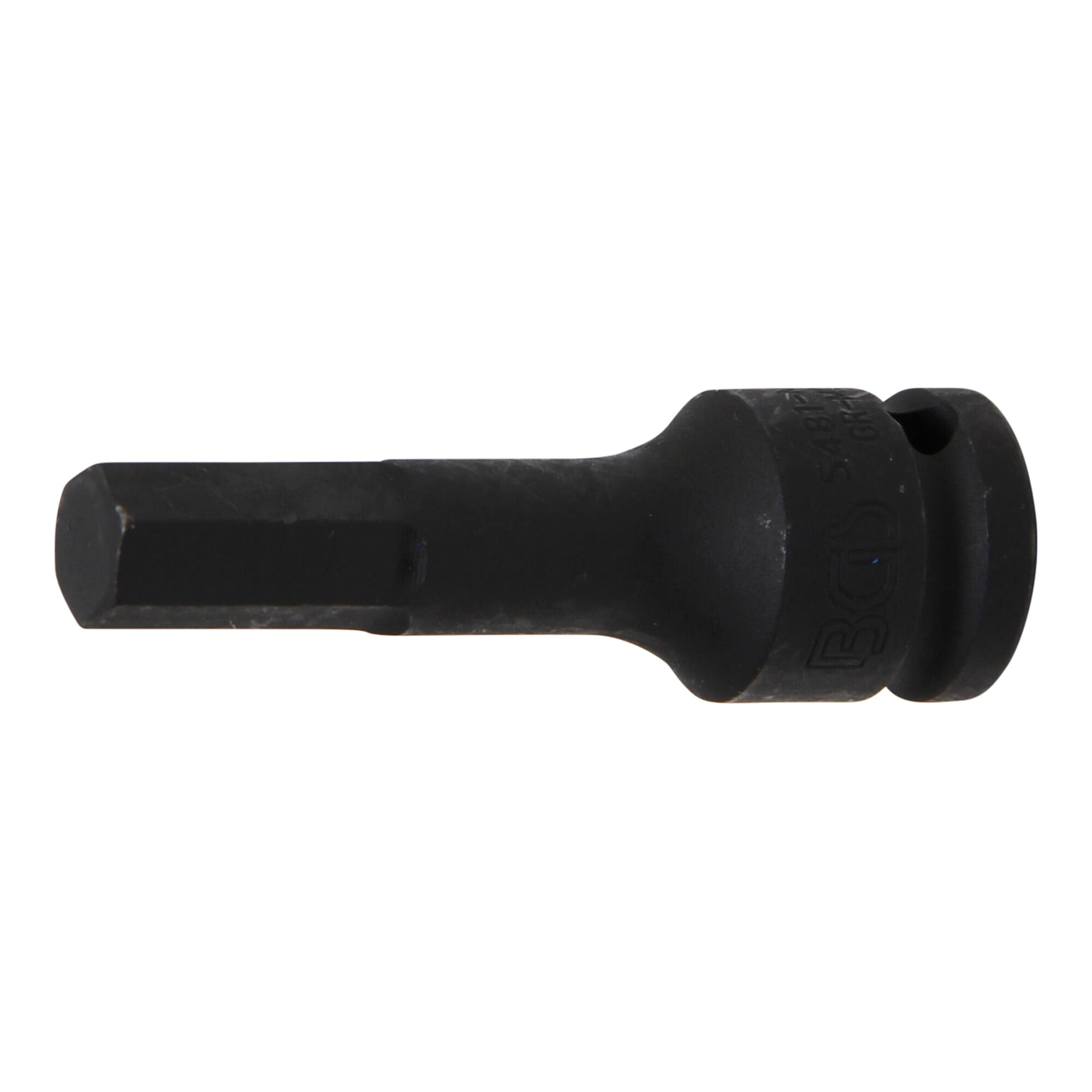 BGS Kraft-Bit-Einsatz 5481-M12, Antrieb Innenvierkant 12,5 mm (1/2"), Innensechskant 12 mm ; BGS technic