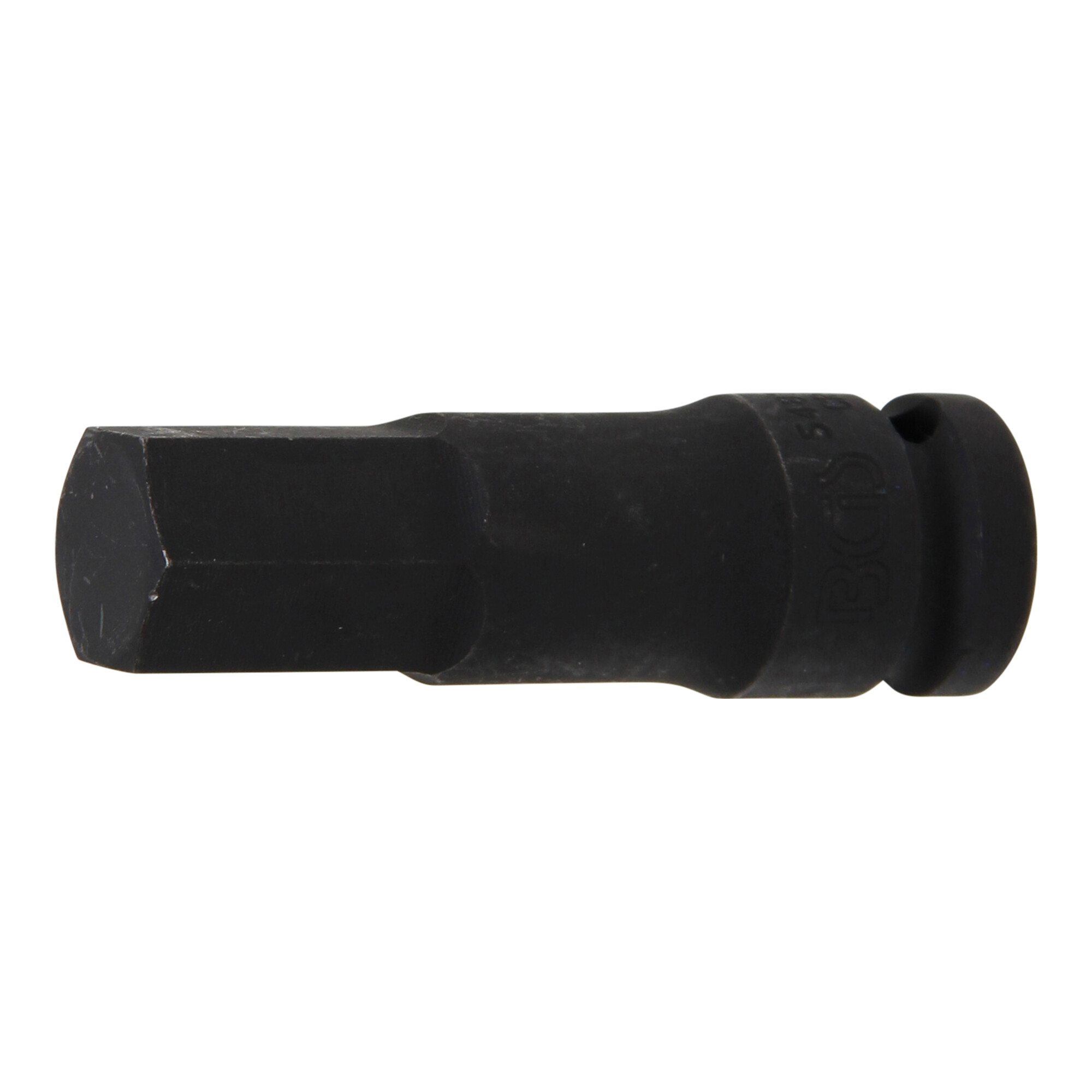 BGS Kraft-Bit-Einsatz 5481-M19, Antrieb Innenvierkant 12,5 mm (1/2"), Innensechskant 19 mm ; BGS technic