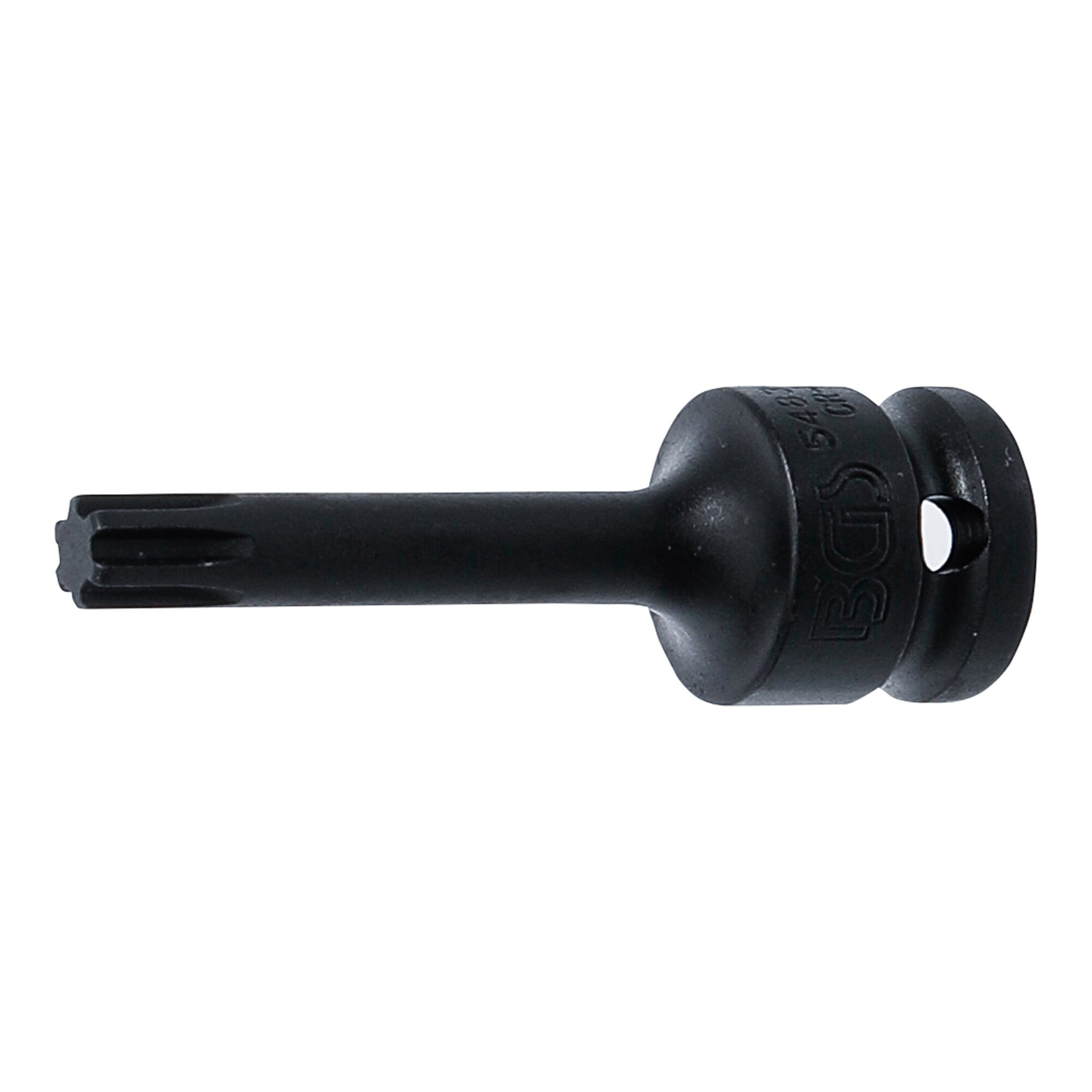 BGS Kraft-Bit-Einsatz 5483-M9, Antrieb Innenvierkant 12,5 mm (1/2"), Keil-Profil (für RIBE) M9 ; BGS technic