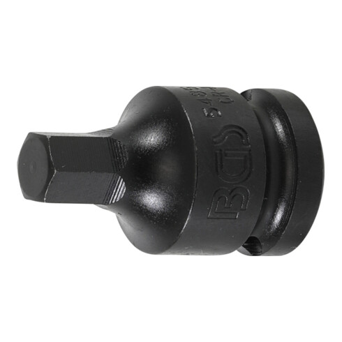BGS Kraft-Bit-Einsatz 5485-10, Antrieb Innenvierkant 12,5 mm (1/2"), Innensechskant 10 mm