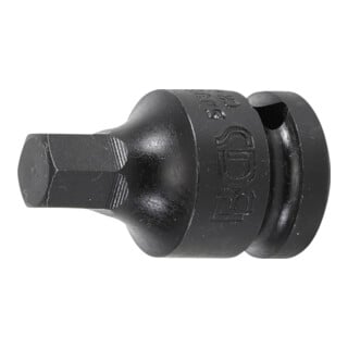 BGS Kraft-Bit-Einsatz 5485-11, Antrieb Innenvierkant 12,5 mm (1/2"), Innensechskant 11 mm