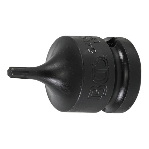 BGS Kraft-Bit-Einsatz 5486-T20, Antrieb Innenvierkant 12,5 mm (1/2"), T-Profil (für Torx) T20