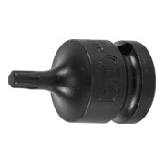 BGS Kraft-Bit-Einsatz 5486-T30, Antrieb Innenvierkant 12,5 mm (1/2"), T-Profil (für Torx) T30