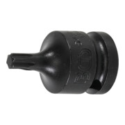 BGS Kraft-Bit-Einsatz 5486-T40, Antrieb Innenvierkant 12,5 mm (1/2"), T-Profil (für Torx) T40