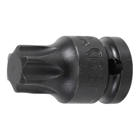 BGS Kraft-Bit-Einsatz 5486-T80, Antrieb Innenvierkant 12,5 mm (1/2"), T-Profil (für Torx) T80