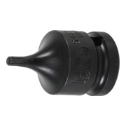 BGS Kraft-Bit-Einsatz 5487-M4, Antrieb Innenvierkant 12,5 mm (1/2"), Innenvielzahn (für XZN) M4
