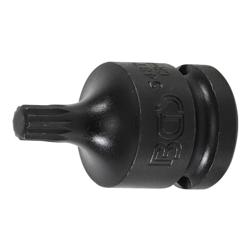 BGS Kraft-Bit-Einsatz 5487-M8, Antrieb Innenvierkant 12,5 mm (1/2"), Innenvielzahn (für XZN) M8