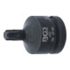 BGS Kraft-Bit-Einsatz 5555, Antrieb Innenvierkant 20 mm (3/4"), T-Profil (für Torx) T55-1
