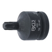 BGS Kraft-Bit-Einsatz 5555, Antrieb Innenvierkant 20 mm (3/4"), T-Profil (für Torx) T55