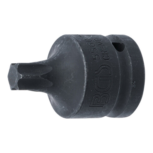 BGS Kraft-Bit-Einsatz 5560, Antrieb Innenvierkant 20 mm (3/4"), T-Profil (für Torx) T60