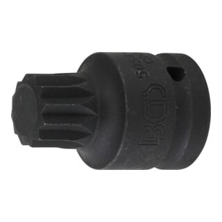 BGS Kraft-Bit-Einsatz Antrieb Innenvierkant 20 mm (3/4") Innenvielzahn (für XZN) M24
