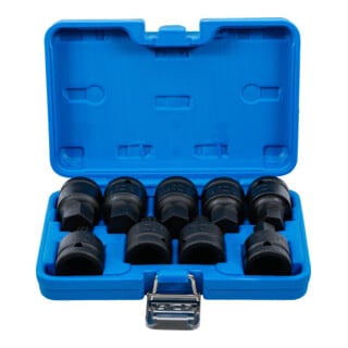 BGS Kraft-Bit-Einsatz-Satz Antrieb Innenvierkant 20 mm (3/4 Zoll) Innensechskant, Innenvielzahn (für XZN) 9 teilig